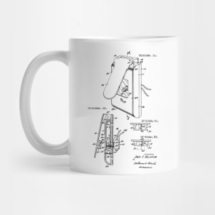 Fire Alarm Box Vintage Patent Hand Drawing Mug